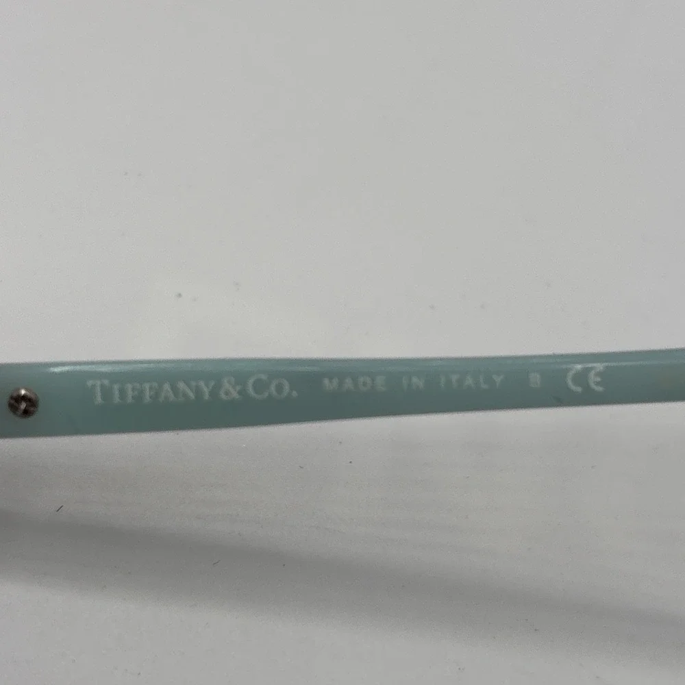 Tiffany & Co TF 2061 8055 Square Black Blue Lock Eyeglasses Frame 52-16-135 #213